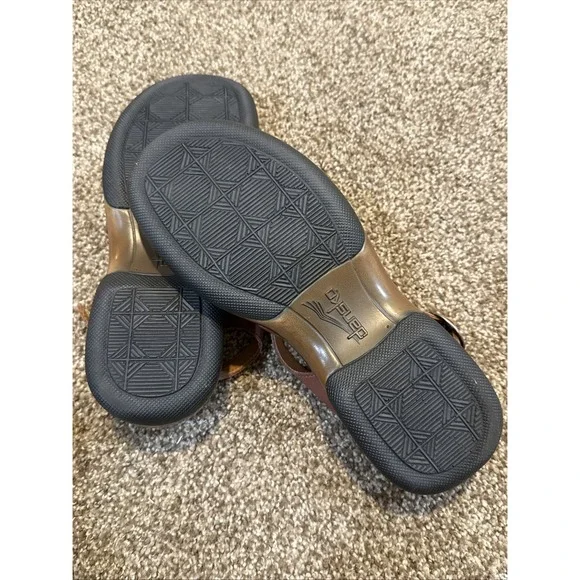 Dansko Evita Strappy Comfort Sandals Cognac Women's Size 39, Excellent Condition - Picture 9 of 9